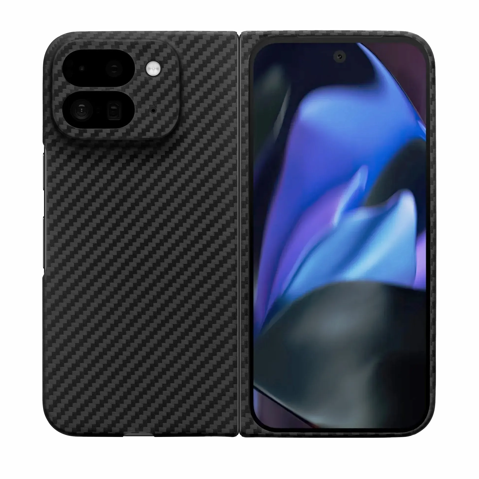 Aramid Fiber Pixel 9 Pro Fold Thin Case Drop Defense Elegant Finish