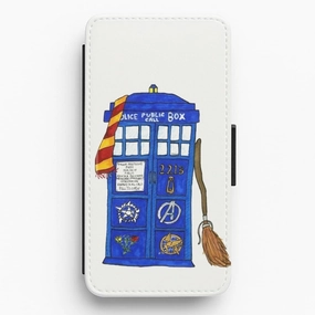 Multifandom Cartoon Flip / Wallet Phone Case Ultra Slim Stylish Surface Design