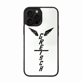 Flexible Build Form Stylish Texture Gretsch Wing Logo | iPhone Case