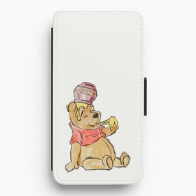 Compact Frame Winnie Sketch Flip / Wallet Phone Case