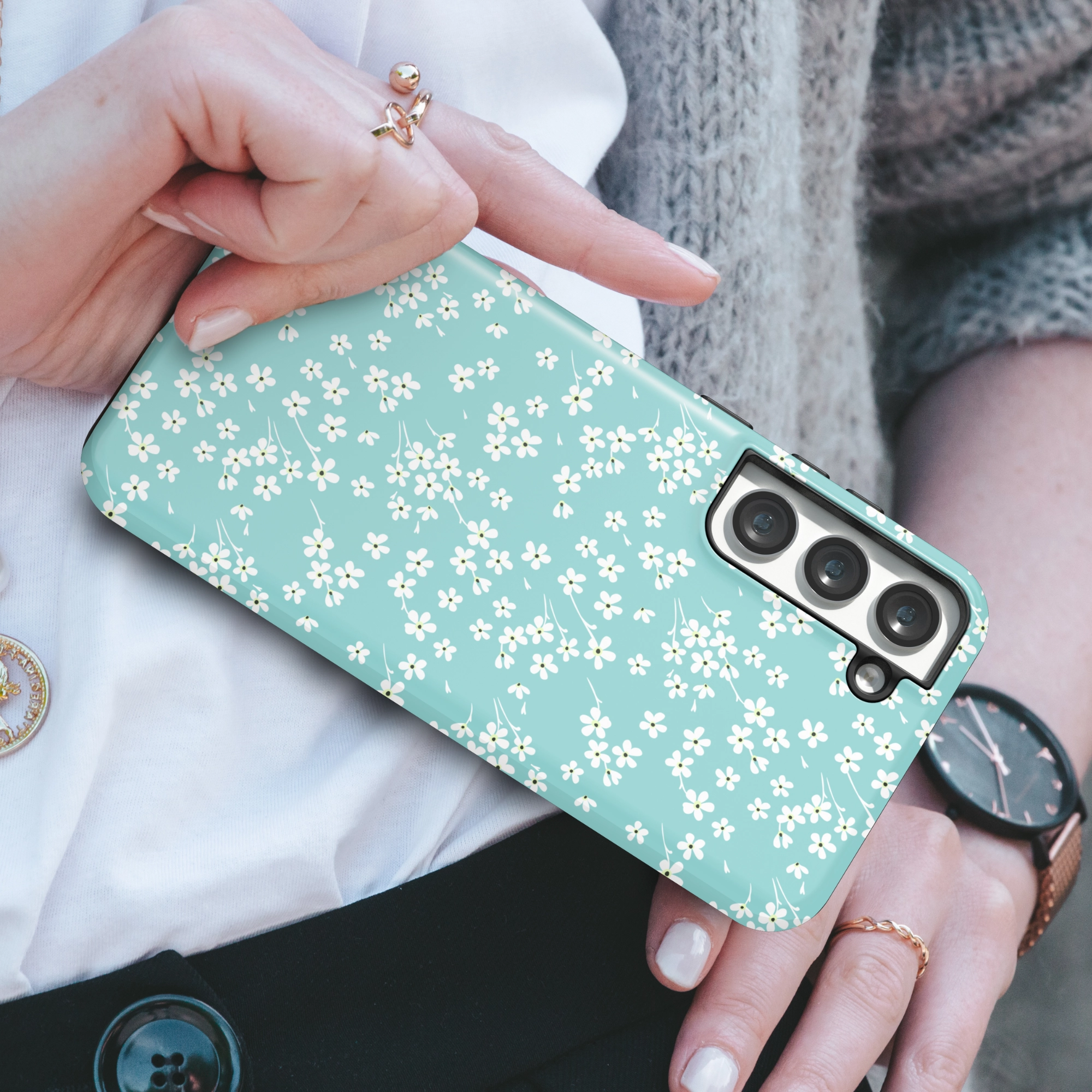 Cerulean Bloom Magnetic Mount