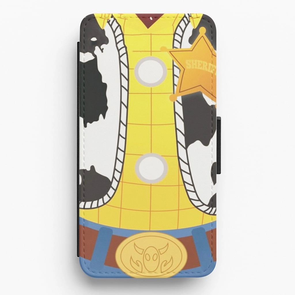 Protective Pattern Texture Woody Costume Flip / Wallet Phone Case