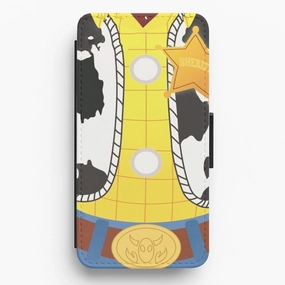 Protective Pattern Texture Woody Costume Flip / Wallet Phone Case