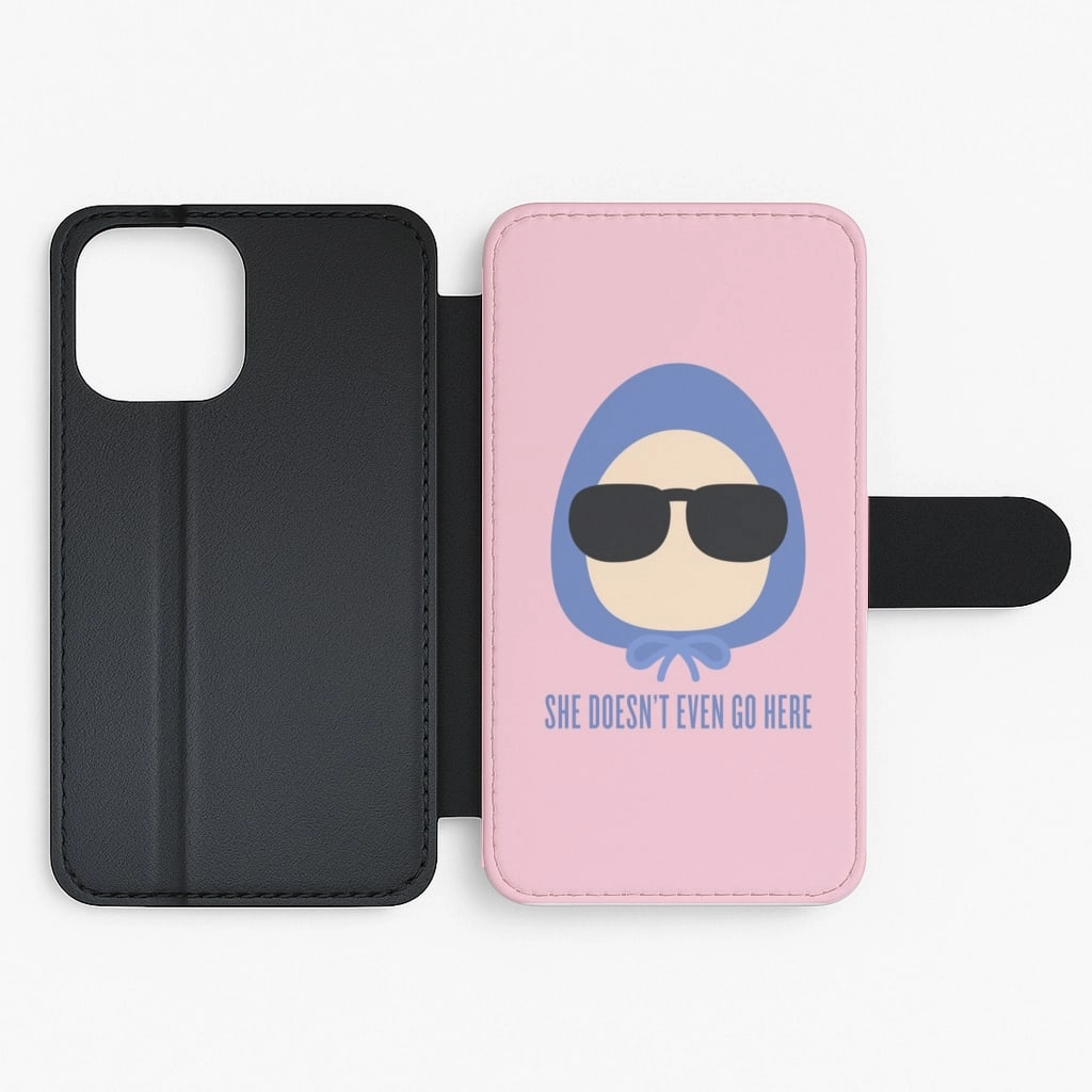 She Doesn't Even Go Here Flip / Wallet Phone Case Futuristic style