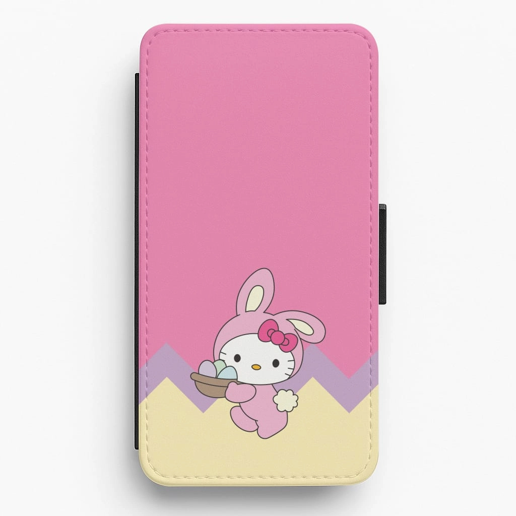 Cute Bunny 2025 Flip / Wallet Phone Case Flexible Design Matte Feel Texture