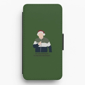 Are You Asking Me To Step Into Christmas - Gavin And Stacey Flip / Wallet Phone Case Gift Choice