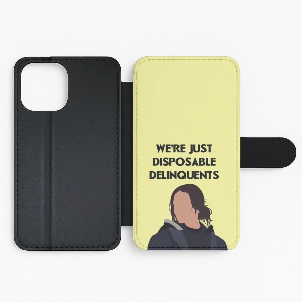 Disposable Delinquents Flip / Wallet Phone Case Premium Touch