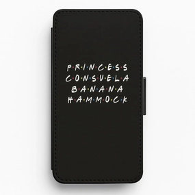 Princess Consuela Banana Hammock Flip Wallet Phone Case Hybrid Touch Smooth Finish Touch