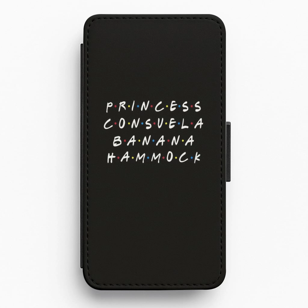 Princess Consuela Banana Hammock Flip Wallet Phone Case Hybrid Touch Smooth Finish Touch