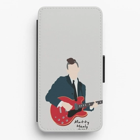 Matt Healy - The 1975 Flip / Wallet Phone Case Soft Build Texture