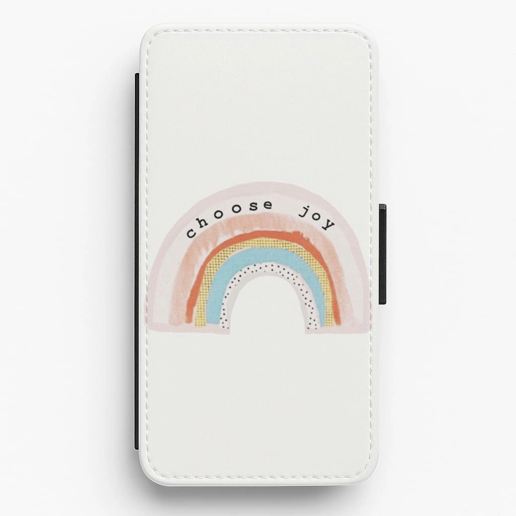 Compact Build Smooth Fit Choose Joy - Positivity Flip / Wallet Phone Case