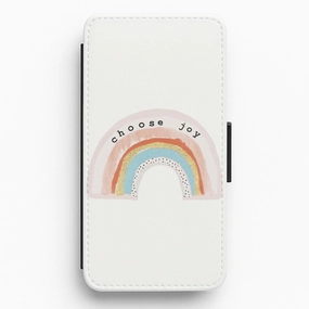 Compact Build Smooth Fit Choose Joy - Positivity Flip / Wallet Phone Case