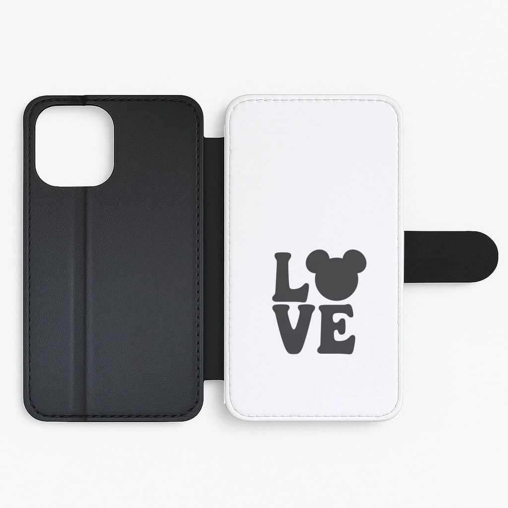 Mouse Love Valentine's Flip / Wallet Phone Case Comfort touch