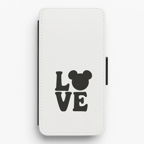 Enhanced Comfort Mouse Love Valentine's Flip / Wallet Phone Case
