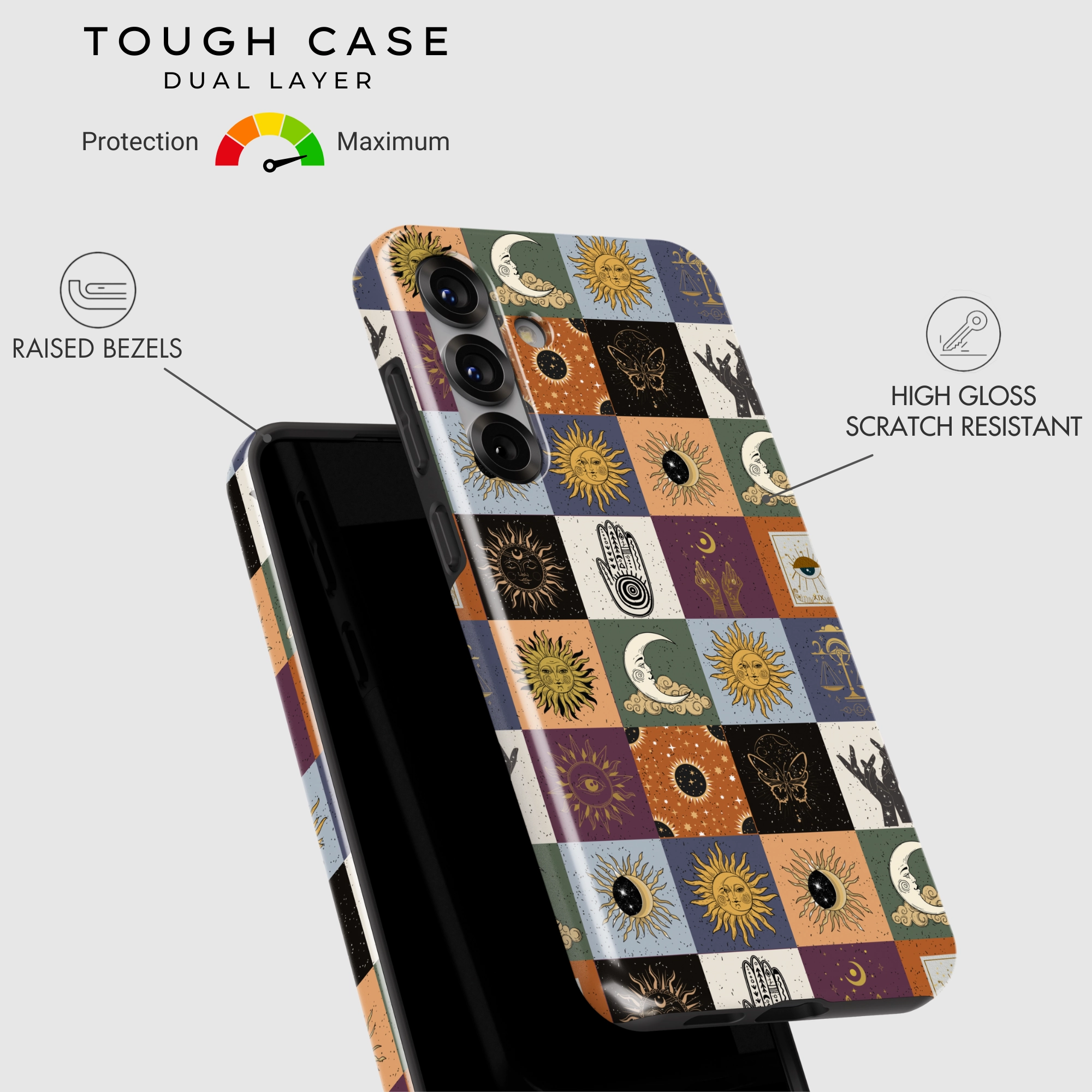 Smooth Surface Portable Layer Sun Moon Magic