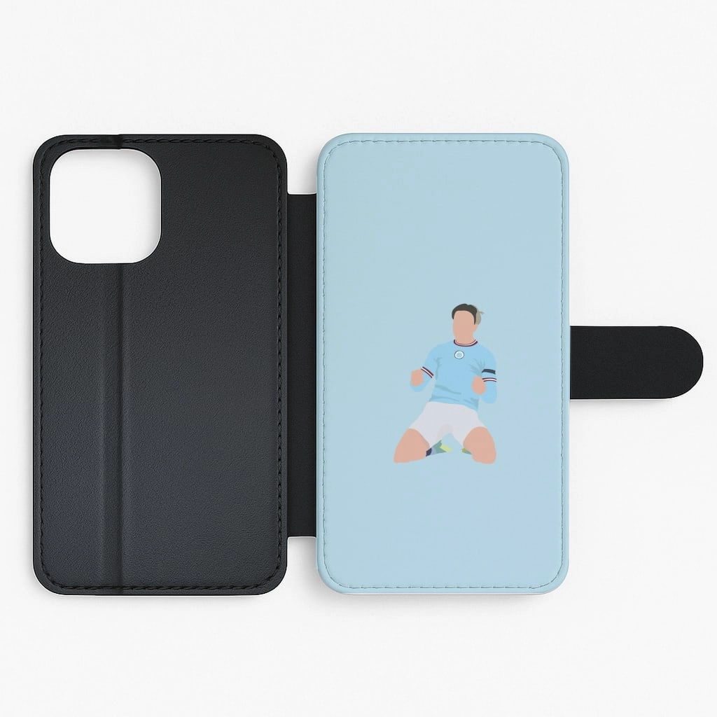 Grealish - Football Flip / Wallet Phone Case Ergonomic Shape Modern Edge