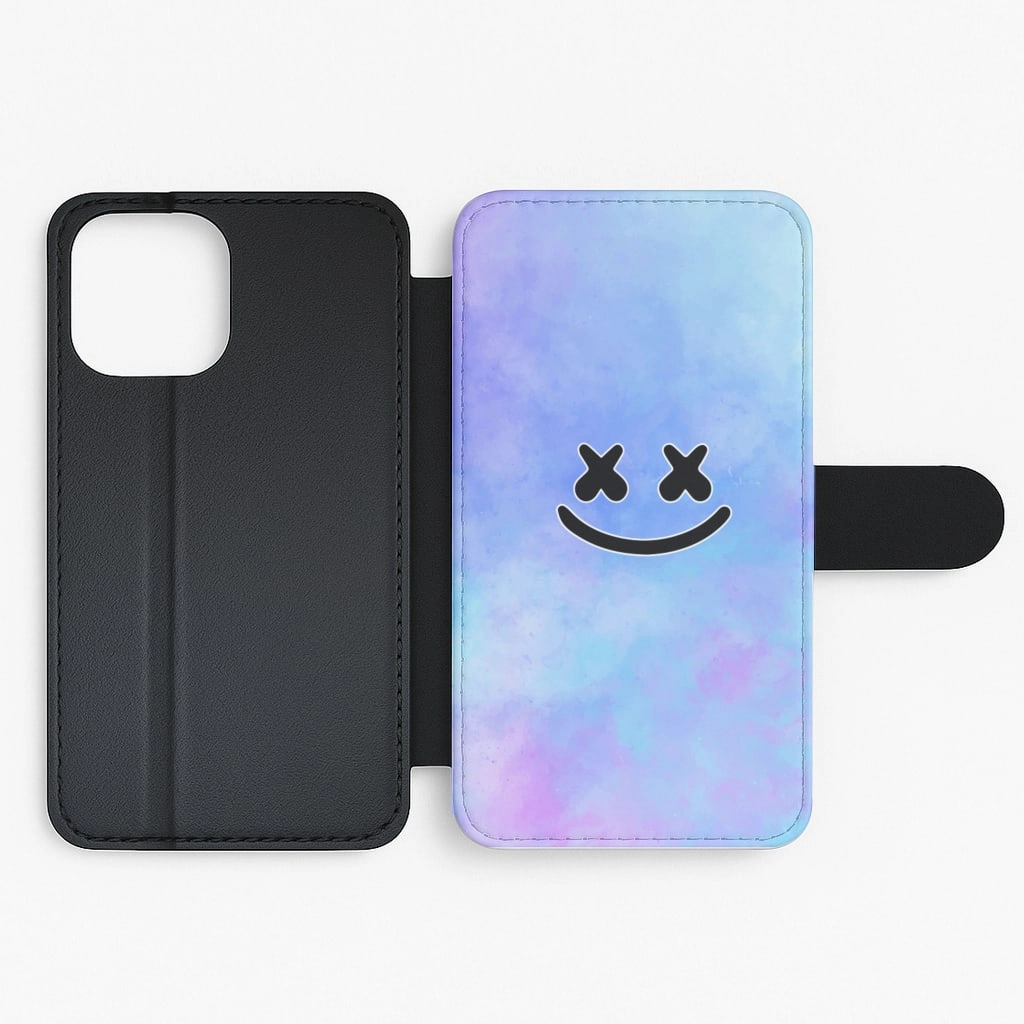 Shock Resistant Build Blue Mello - Marshmello Flip / Wallet Phone Case