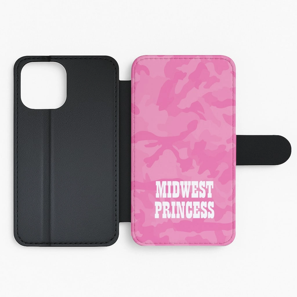 Midwest Princess Camo Flip / Wallet Phone Case Hybrid Pattern Minimal Aesthetic