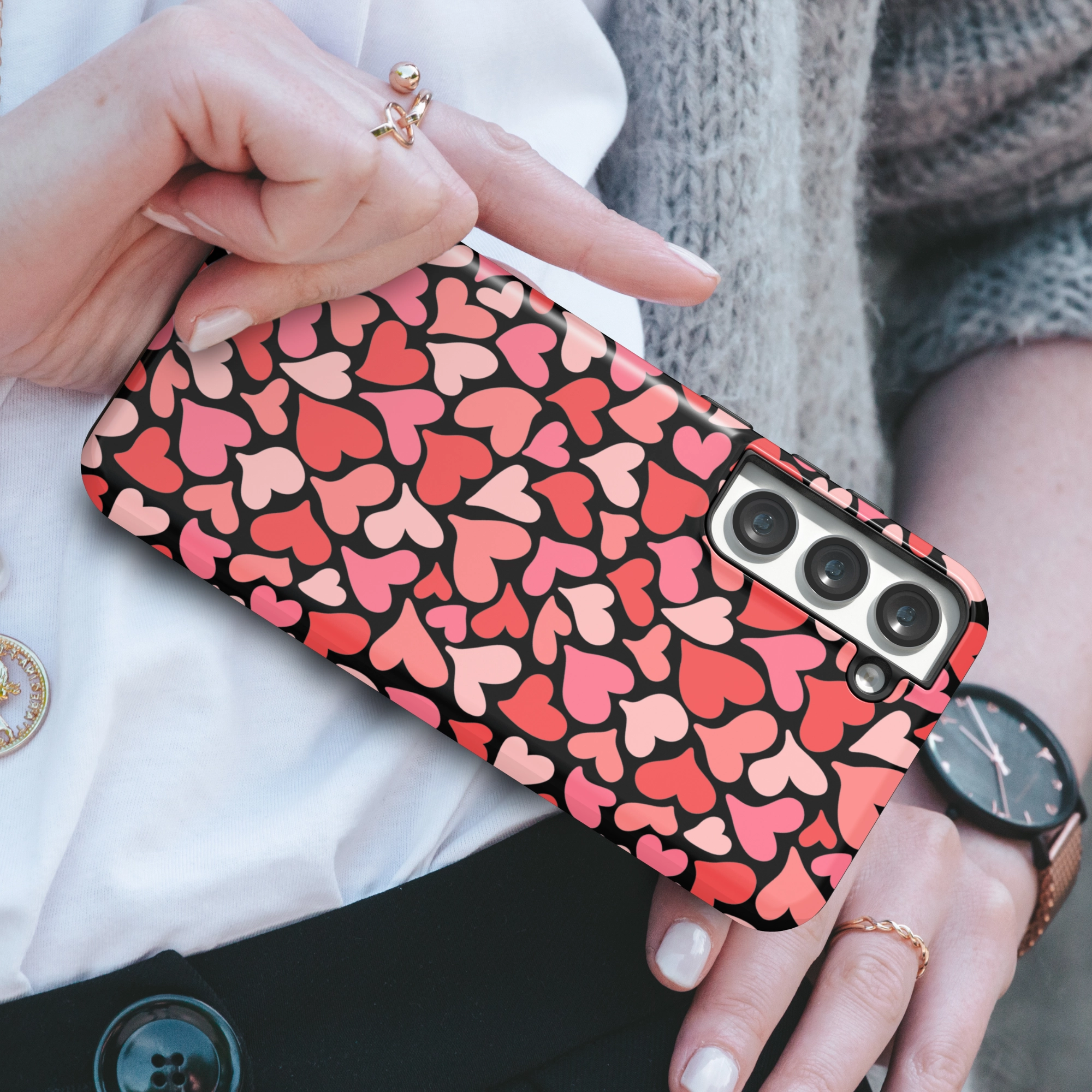 Sleek Edge Crimson Romance