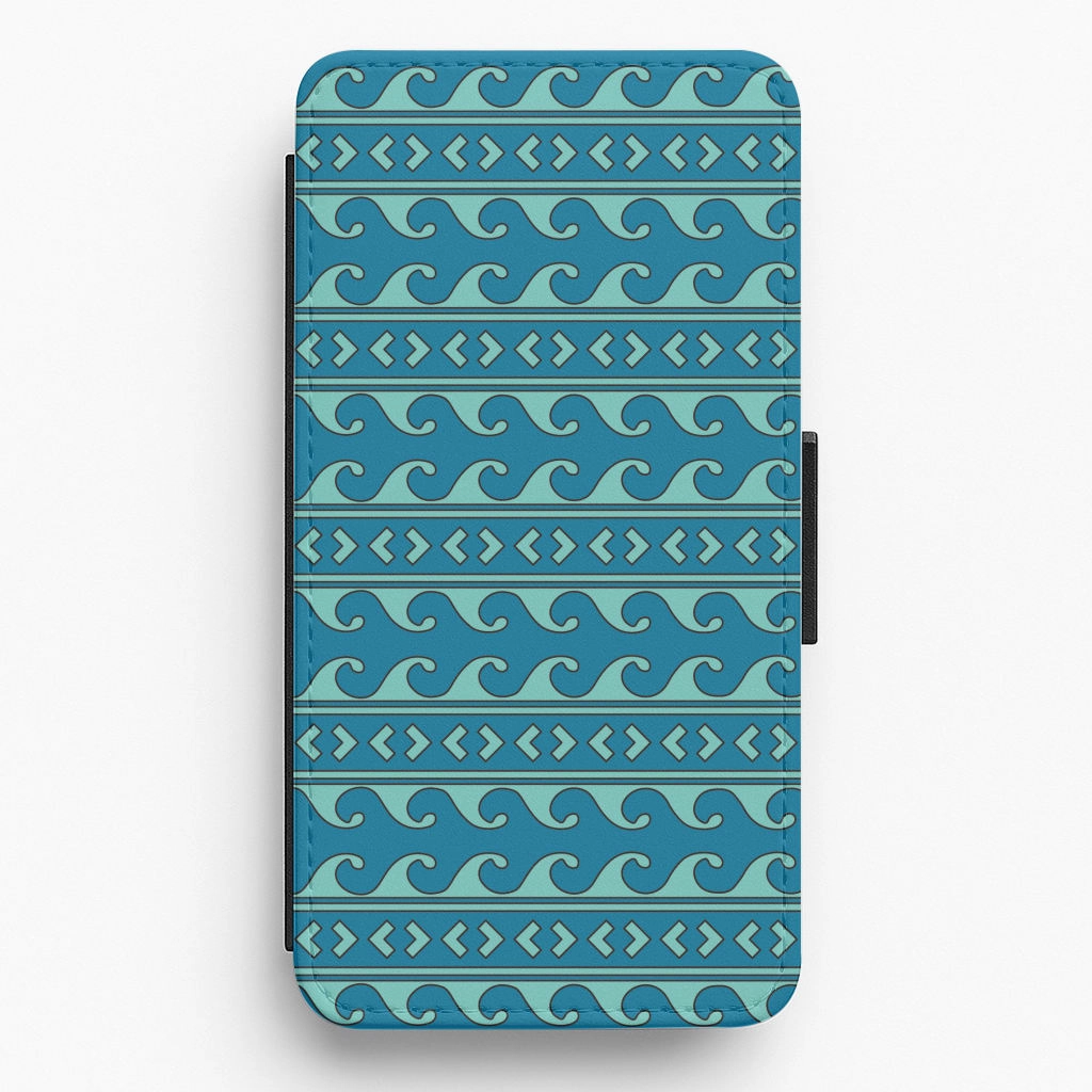 Light Finish Pattern 3 Flip / Wallet Phone Case