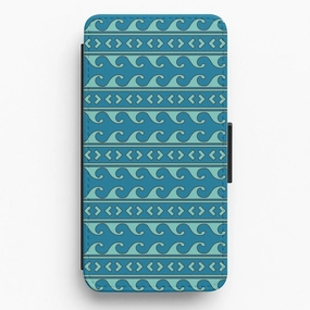 Light Finish Pattern 3 Flip / Wallet Phone Case