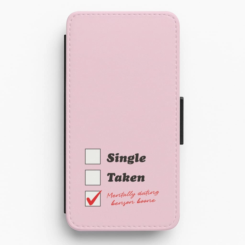 Protective Build Mentally Dating Benson Flip / Wallet Phone Case