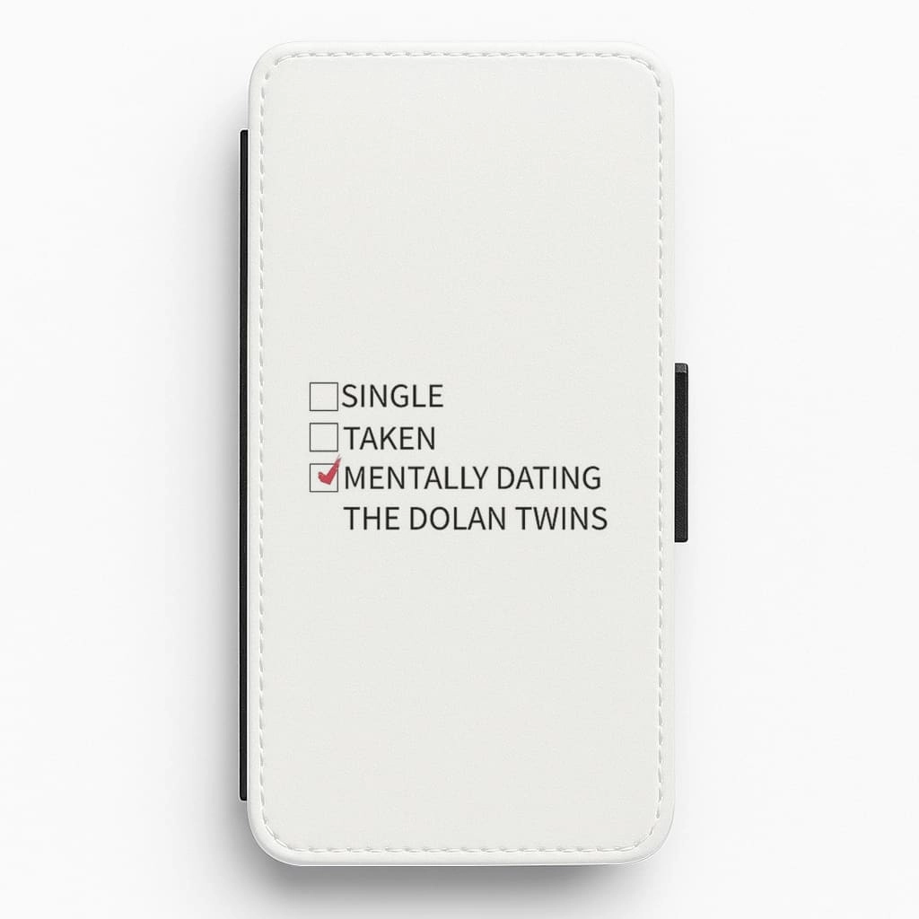 Mentally Dating The Dolan Twins Flip Wallet Phone Case Magnetic Mount