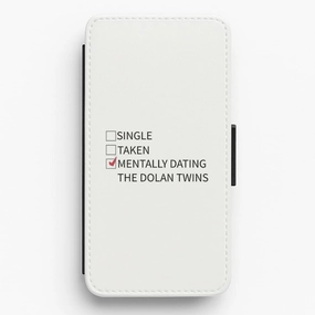 Mentally Dating The Dolan Twins Flip Wallet Phone Case Magnetic Mount