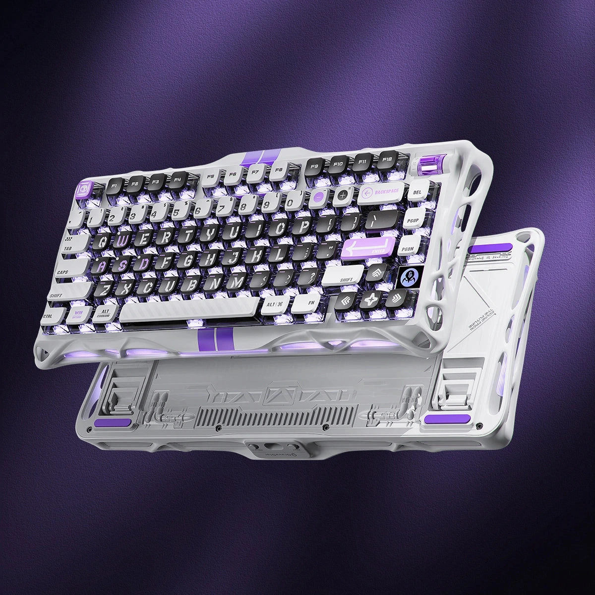 Keyboard Aesthetic Setup Custom Switch Build Mercury V75- HE Gaming Keyboard