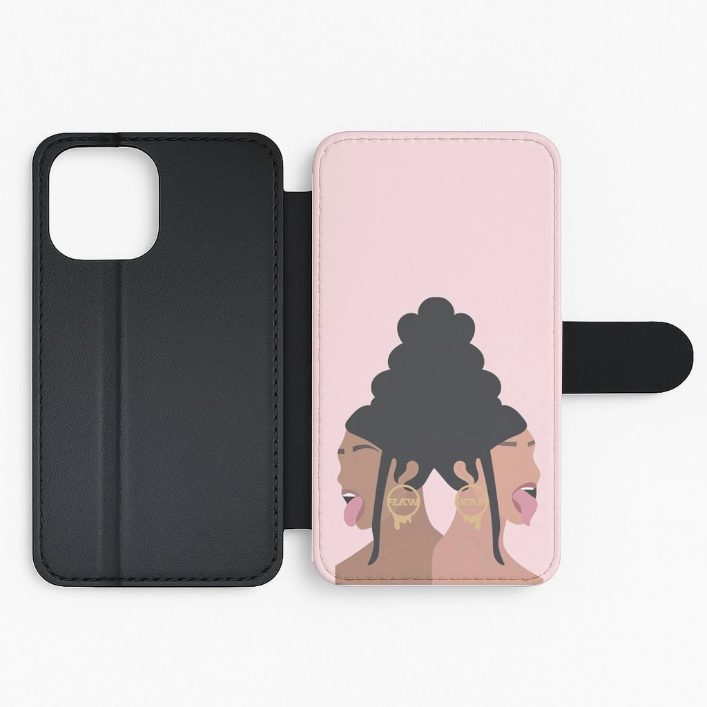 Creative Artwork Vibrant Finish Cardi B - WAP Flip / Wallet Phone Case