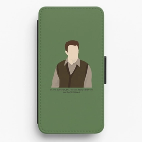 Hi, I'm Chandler Flip / Wallet Phone Case Water Resistant Compact Shape