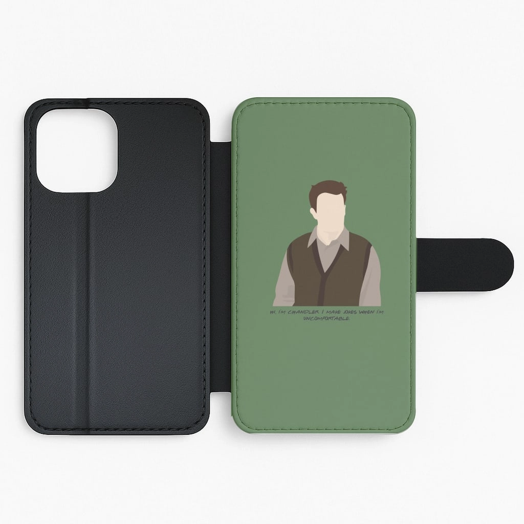 Travel Accessory Hi, I'm Chandler Flip / Wallet Phone Case