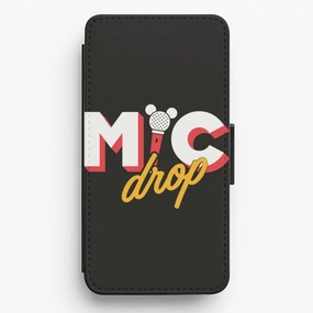 Colorful Design Mic Drop - BTS Flip / Wallet Phone Case