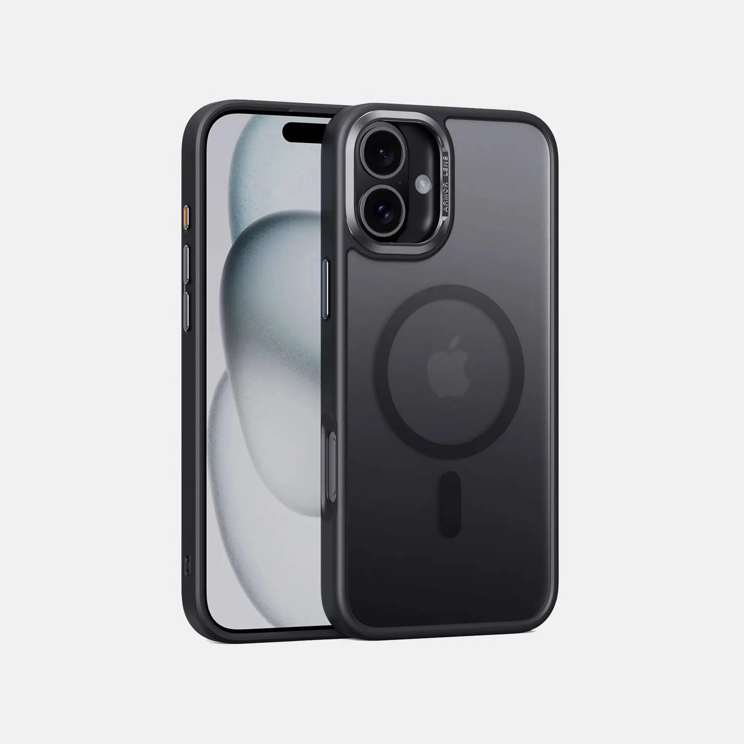 iPhone 16 Plus Bumper Case with MagSafe Vivid Texture Shock Surface Layer