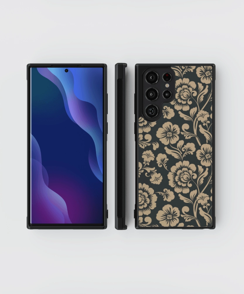 Gilded Noir Bloom Modern feature