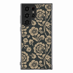 Gilded Noir Bloom Clear Pattern Fashion Accent