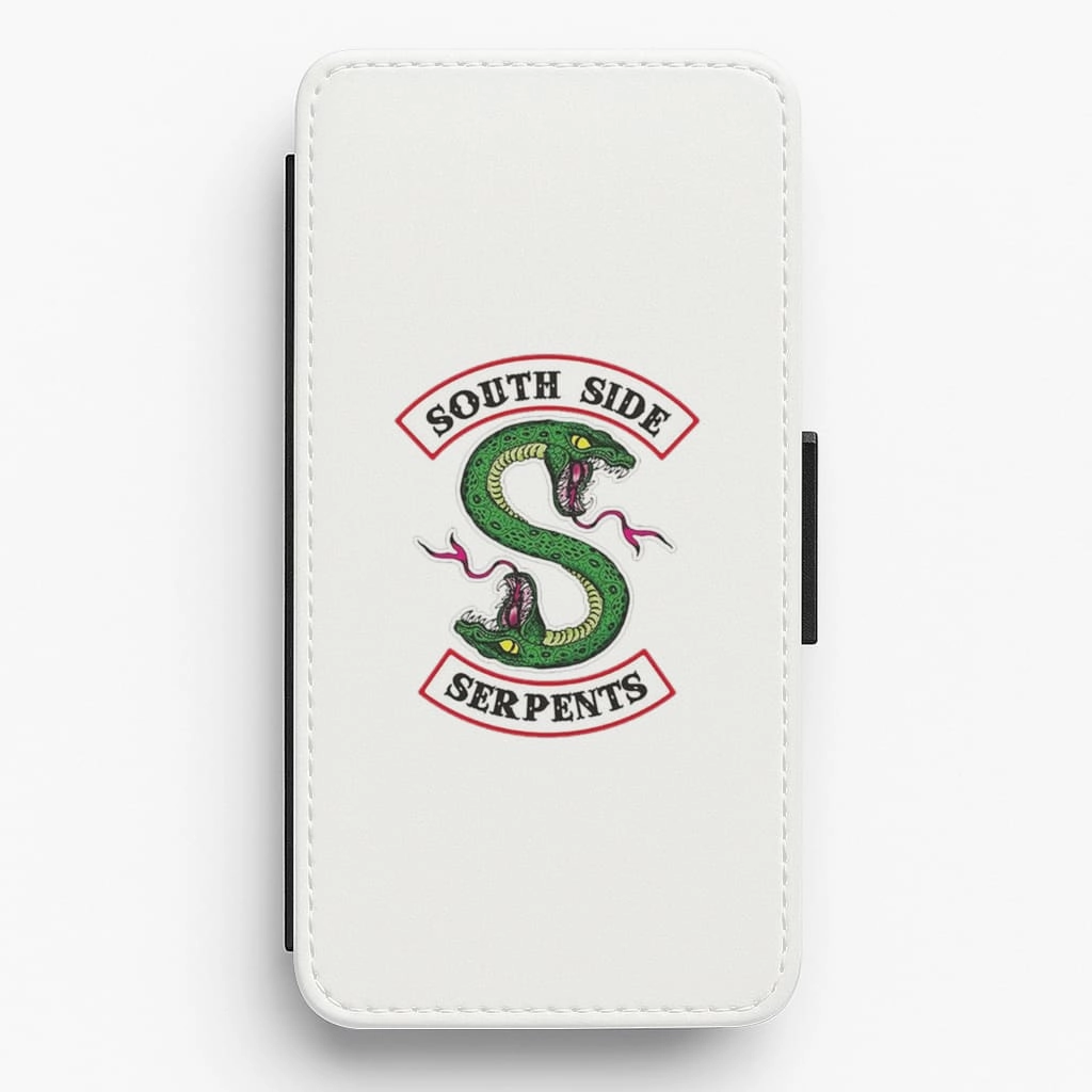Southside Serpents - White Riverdale Flip / Wallet Phone Case Elegant Detail