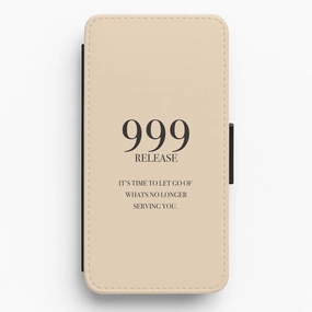 Luxury Accent Matte Feel Texture 999 - Angel Numbers Flip / Wallet Phone Case