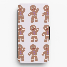 Refined Finish Shock Cushion Gingerbread Man - Green Ogre Flip / Wallet Phone Case