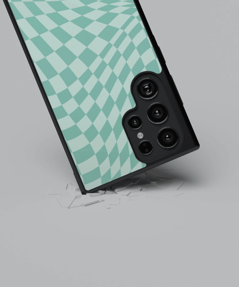 Comfort Fit Mint Chessboard