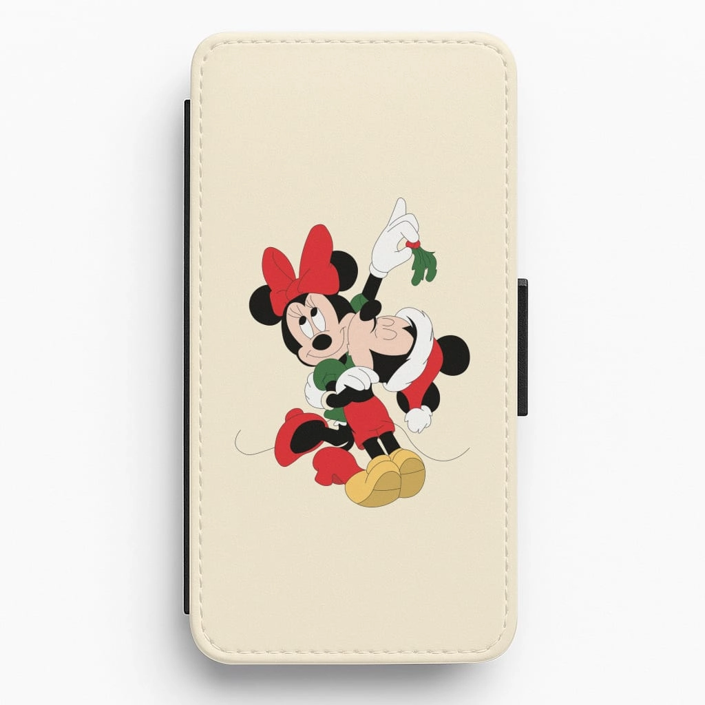 Slim Profile Mistletoe Fairytale Mice - Christmas Flip / Wallet Phone Case