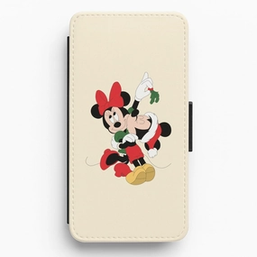 Slim Profile Mistletoe Fairytale Mice - Christmas Flip / Wallet Phone Case