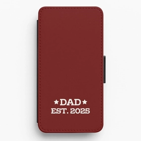 Chic Accessory Dad Est 2025 Flip / Wallet Phone Case
