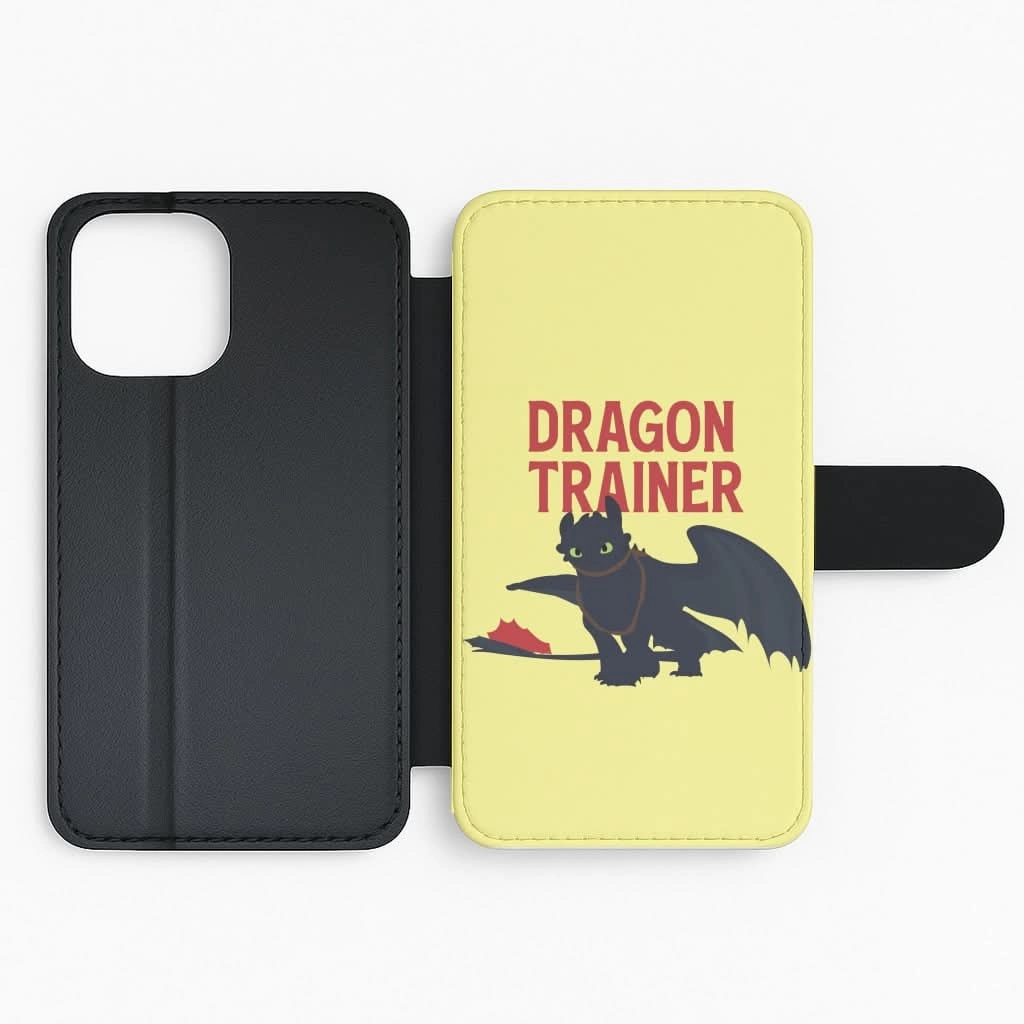 Fashion Texture Dragon Trainer Flip / Wallet Phone Case