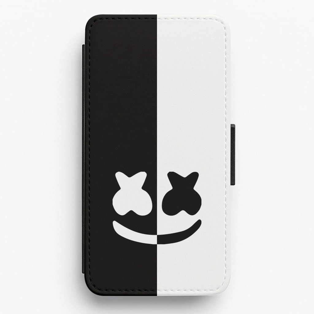 Dual Sides Helmet DJ  Flip / Wallet Phone Case Everyday Fit Soft Cushion