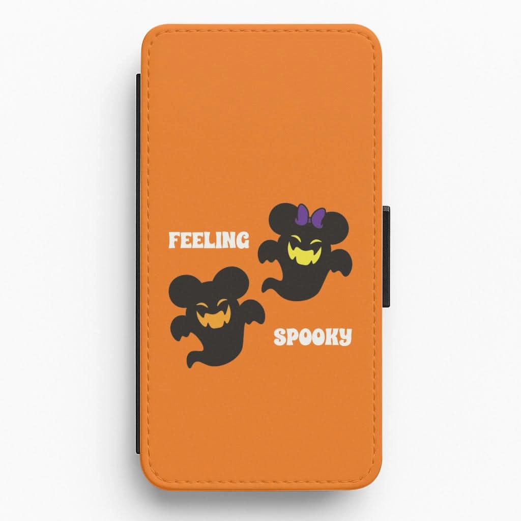 Portable Accessory Phone Accessory Feeling Spooky Mouse Ghosts Flip / Wallet Phone Case