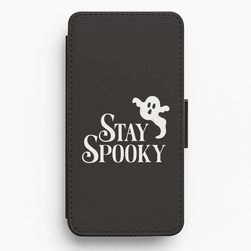 Durable Surface Vivid Detail Stay Spooky  Flip / Wallet Phone Case