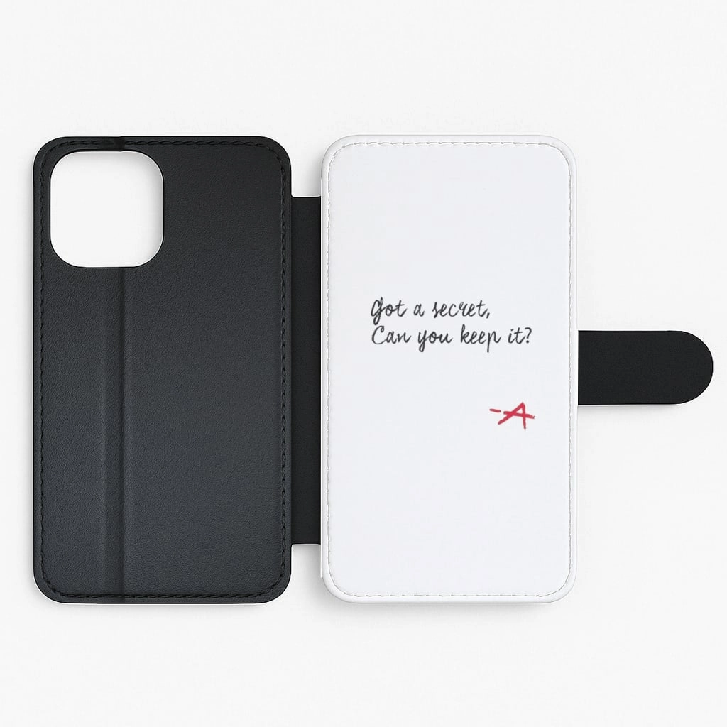 Lightweight Grip Slim Profile Got A Secret, Can You Keep It? - Pretty Little Liars Flip Wallet Phone Case