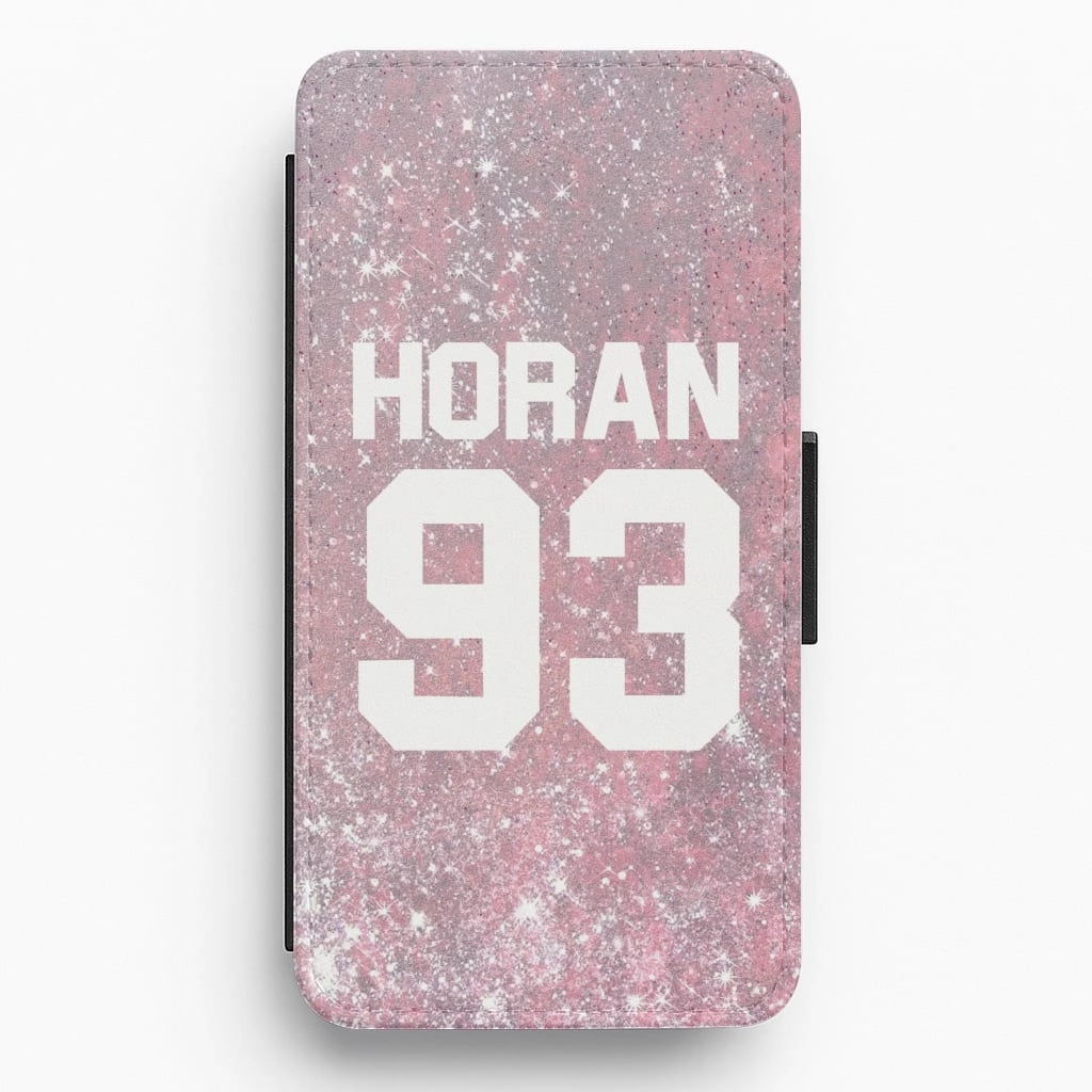 Horan 93 - Niall Horan Flip / Wallet Phone Case 3D Effect Minimal Texture Layer
