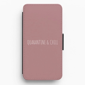 Protective Edge Quarantine & Chill Flip / Wallet Phone Case
